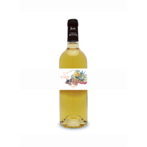 Fleur de Cros Loupiac 2021 vin blanc doux Notes de dégustation: Robe or clair. Joli nez agrume et de fruits exotiques, d'agrumes... Bouche assez souple. La fraîcheur est bienvenue. Un Loupiac facile d'accès.
