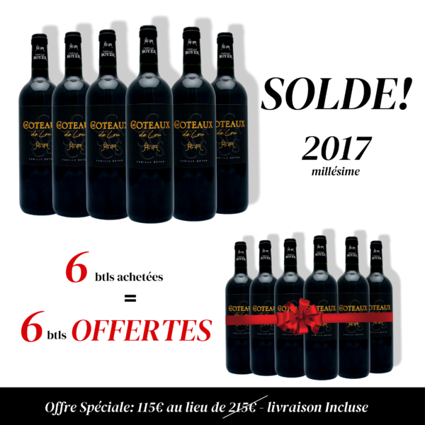 Coteaux de L. Rouge 2017 - Offre 6 + 6